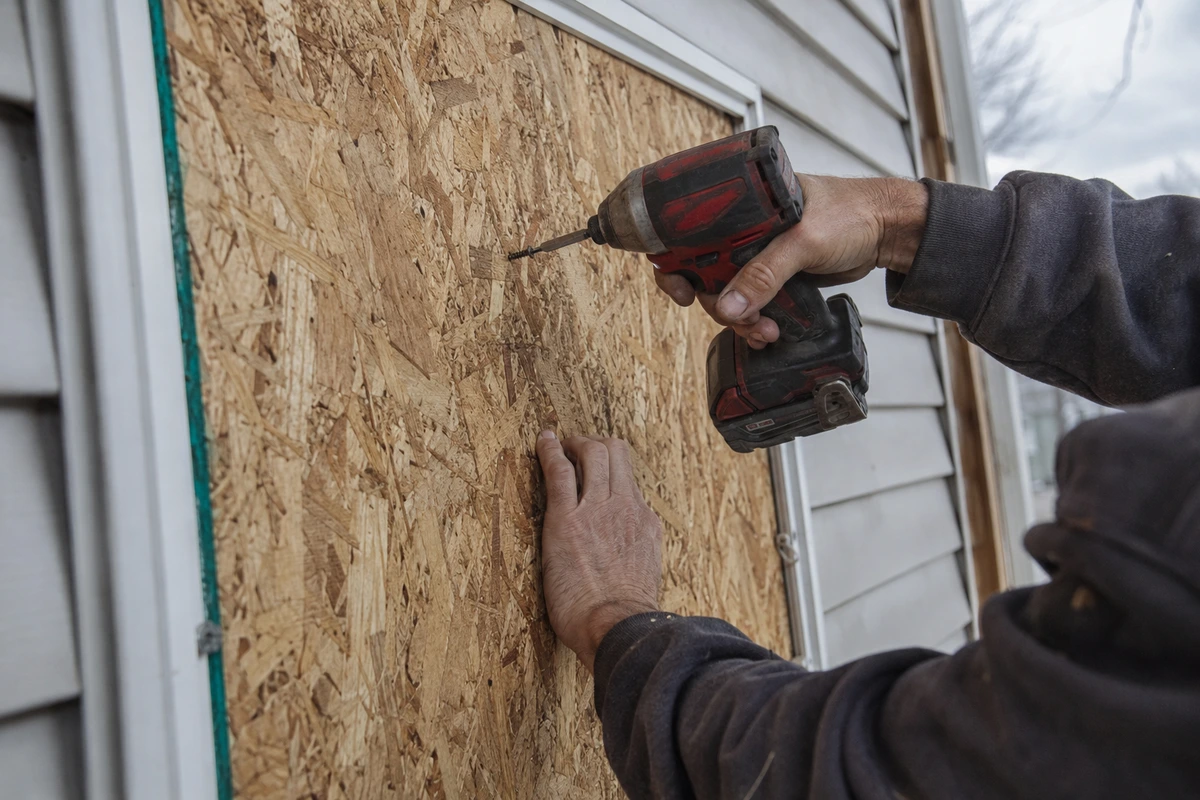 Emergency board up contractor